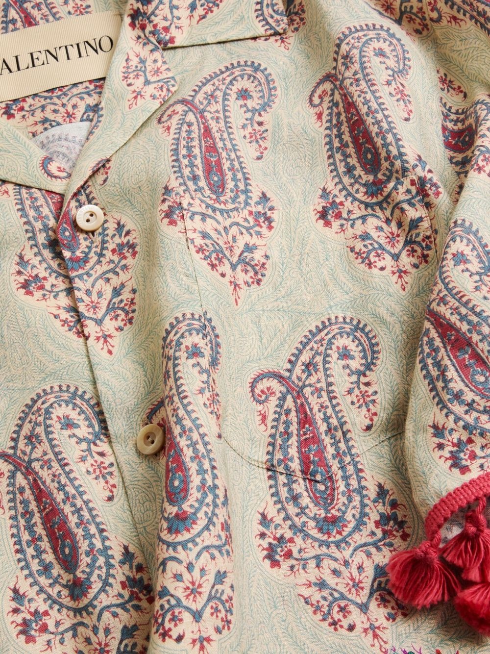linen bowling shirt - 7
