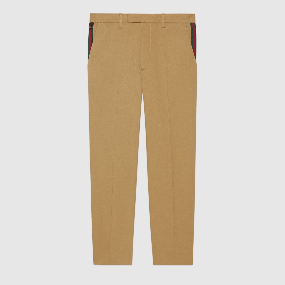 Cotton ankle pant with Web - 1