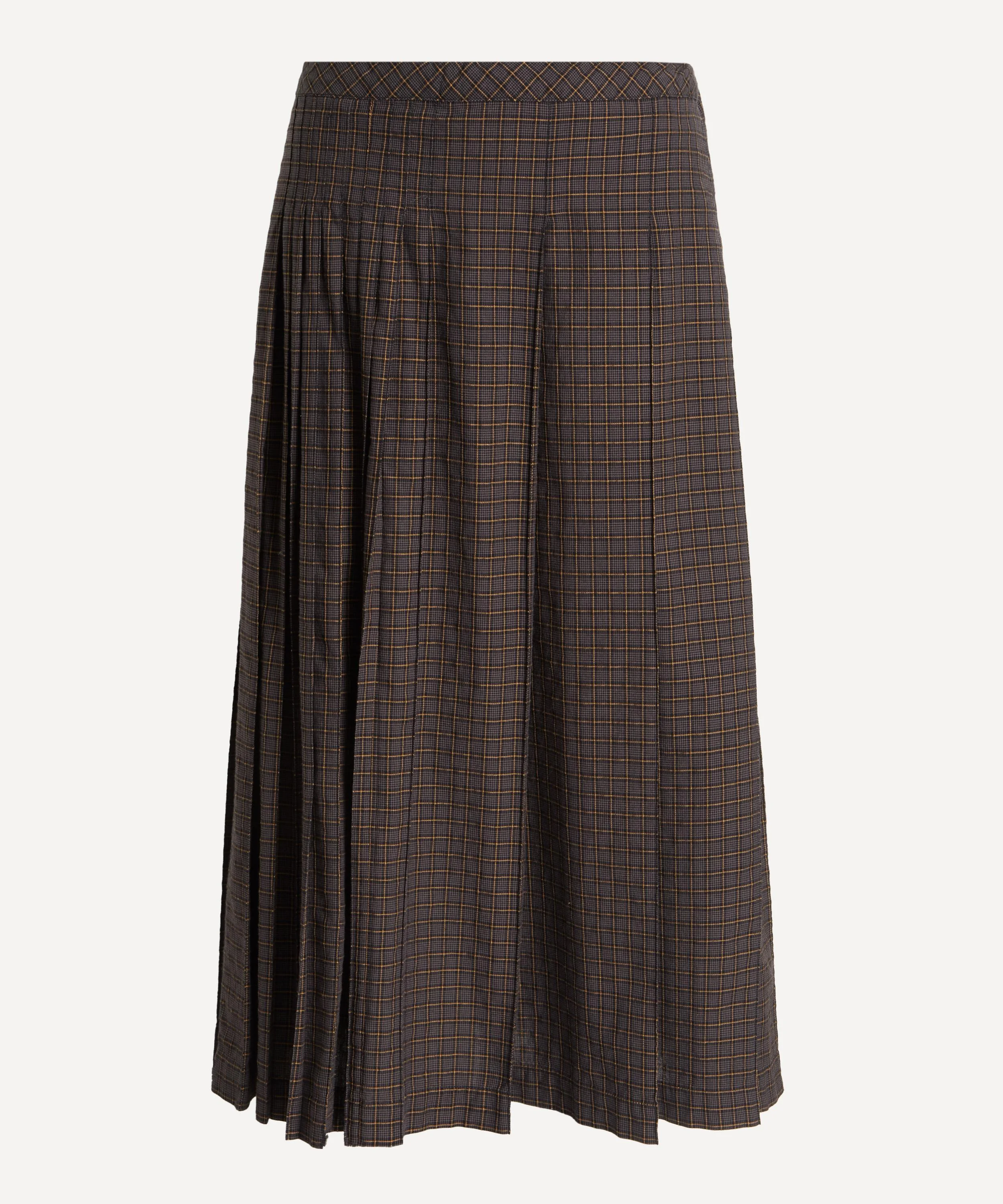 Rosetta Pleated Midi Skirt - 1