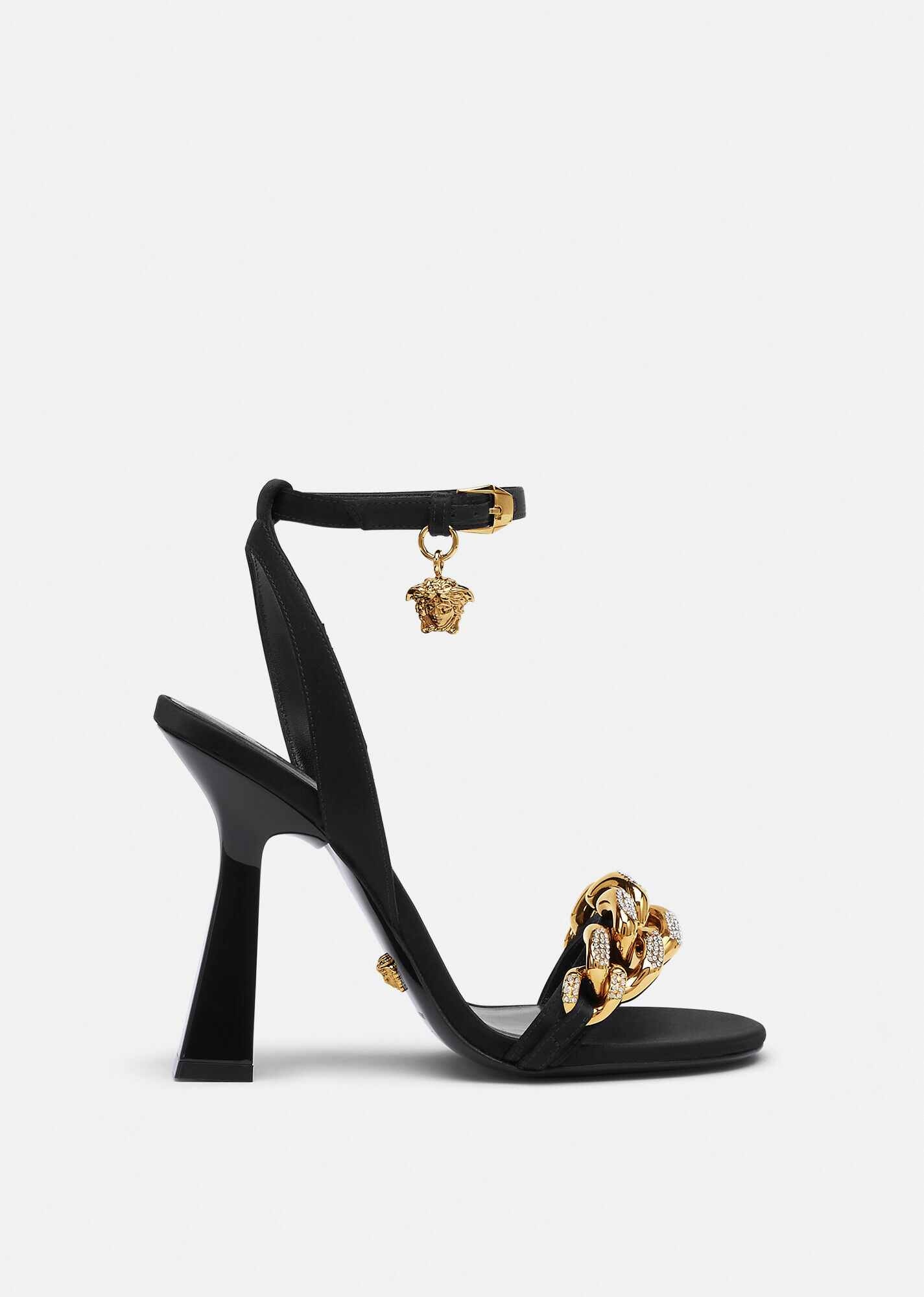 Medusa Chain High Heel Sandals - 1