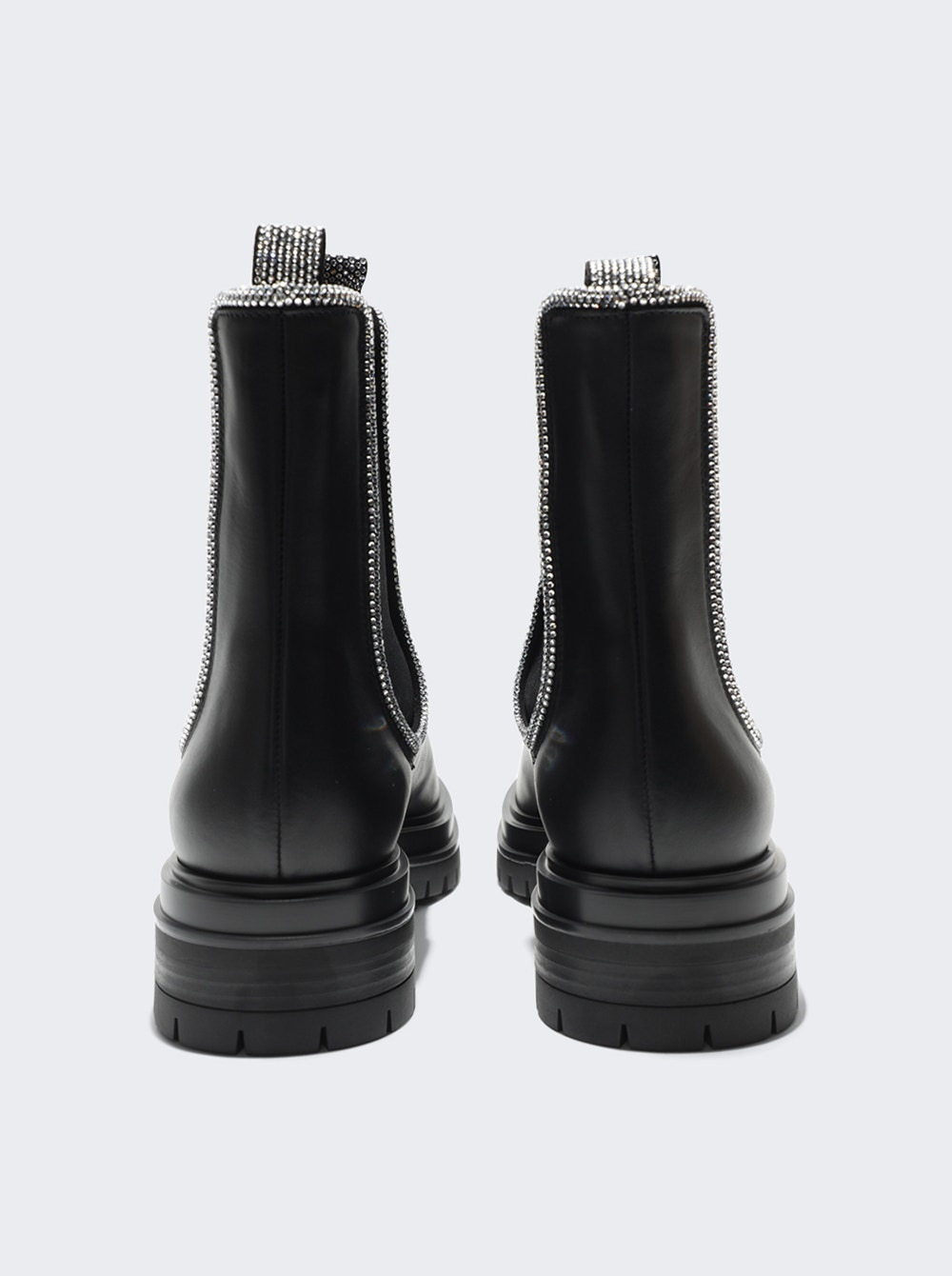 Caniscio Crystal Chealsea Boots Black - 3