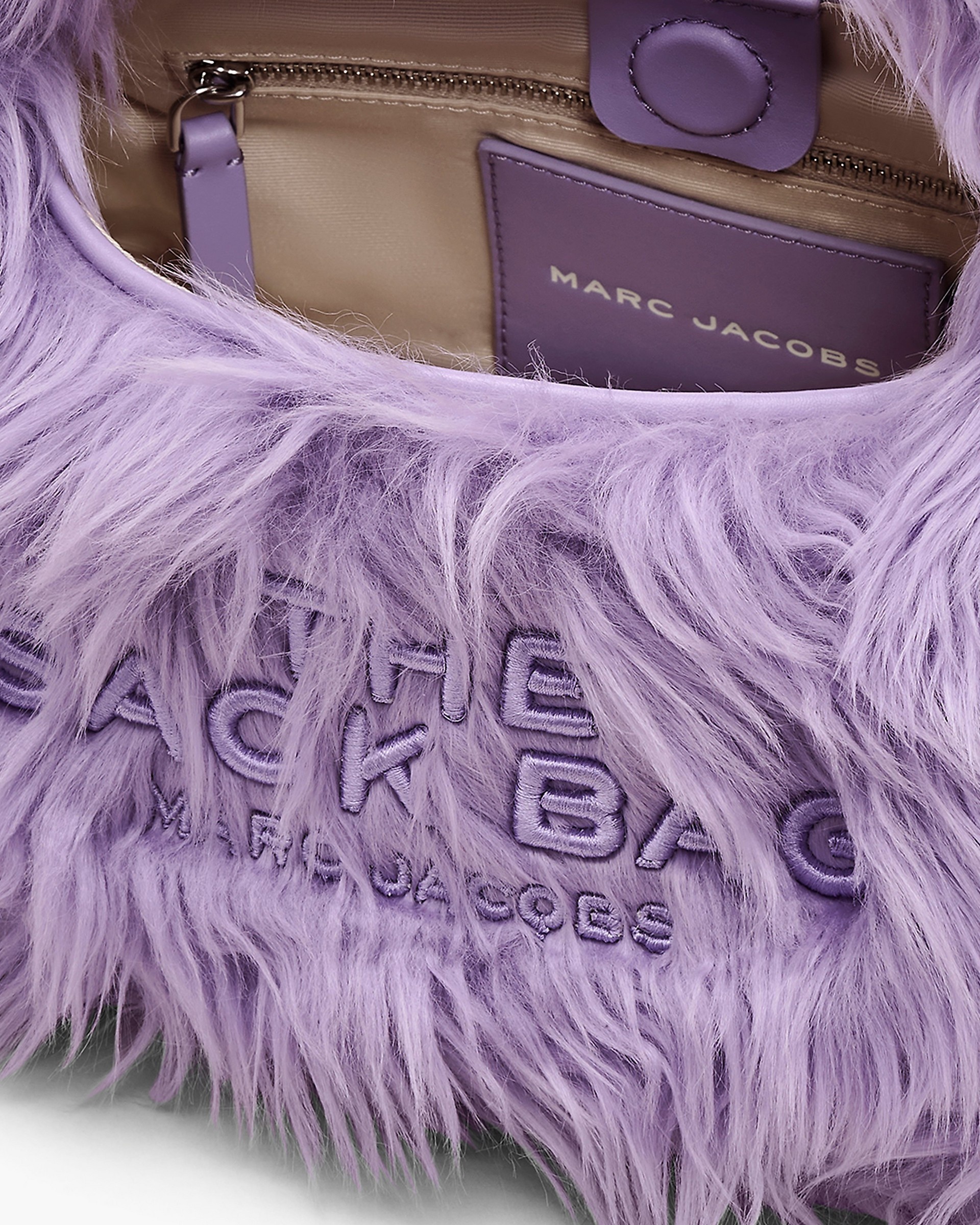 THE FAUX FUR MINI SACK BAG - 5