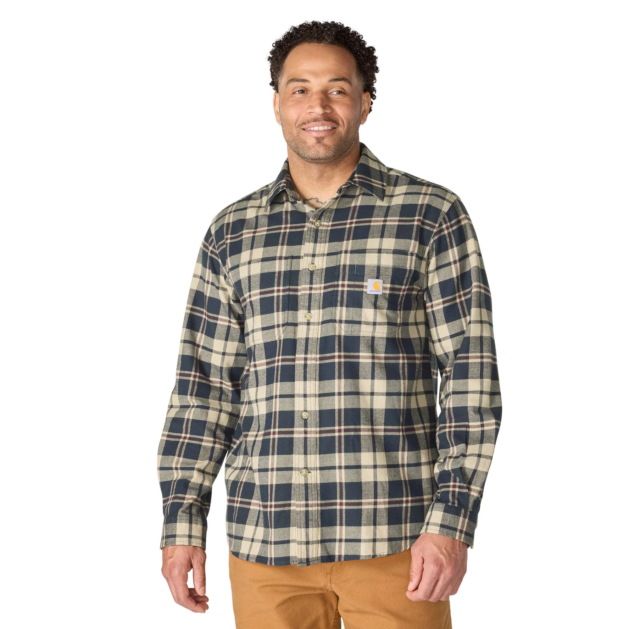Hamilton Relaxed LS Plaid Shirt - 1