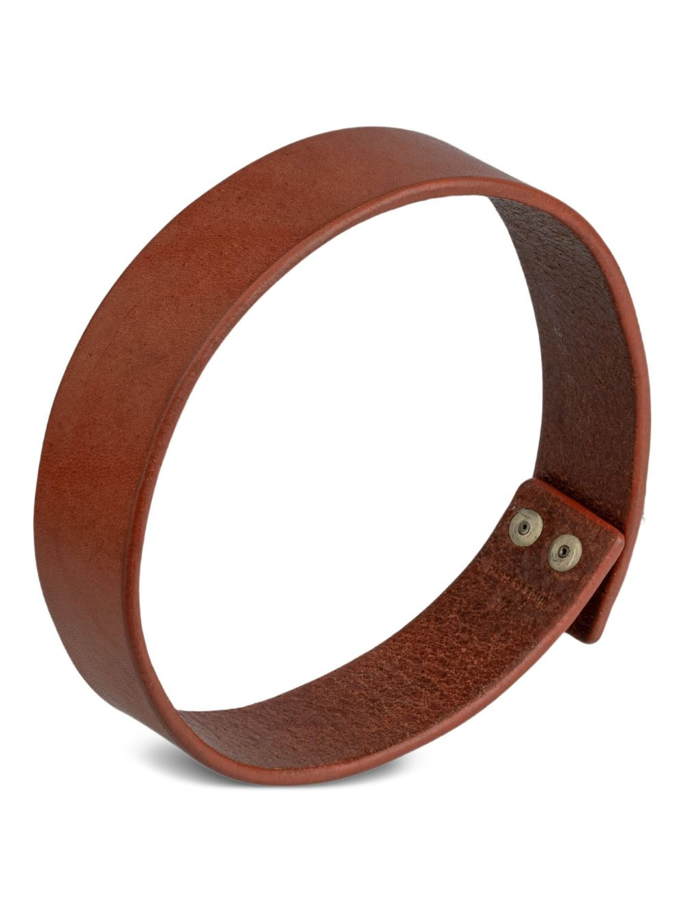 leather charm choker - 3