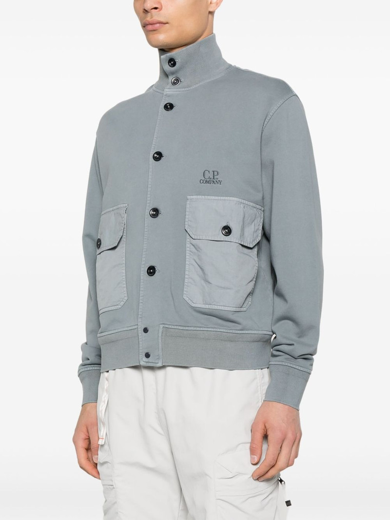 logo-embroidered jacket 3