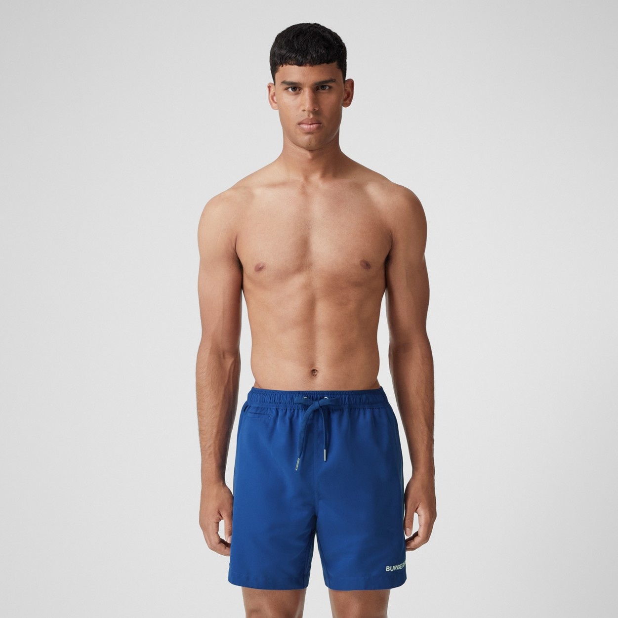 Logo Print Drawcord Swim Shorts - 2