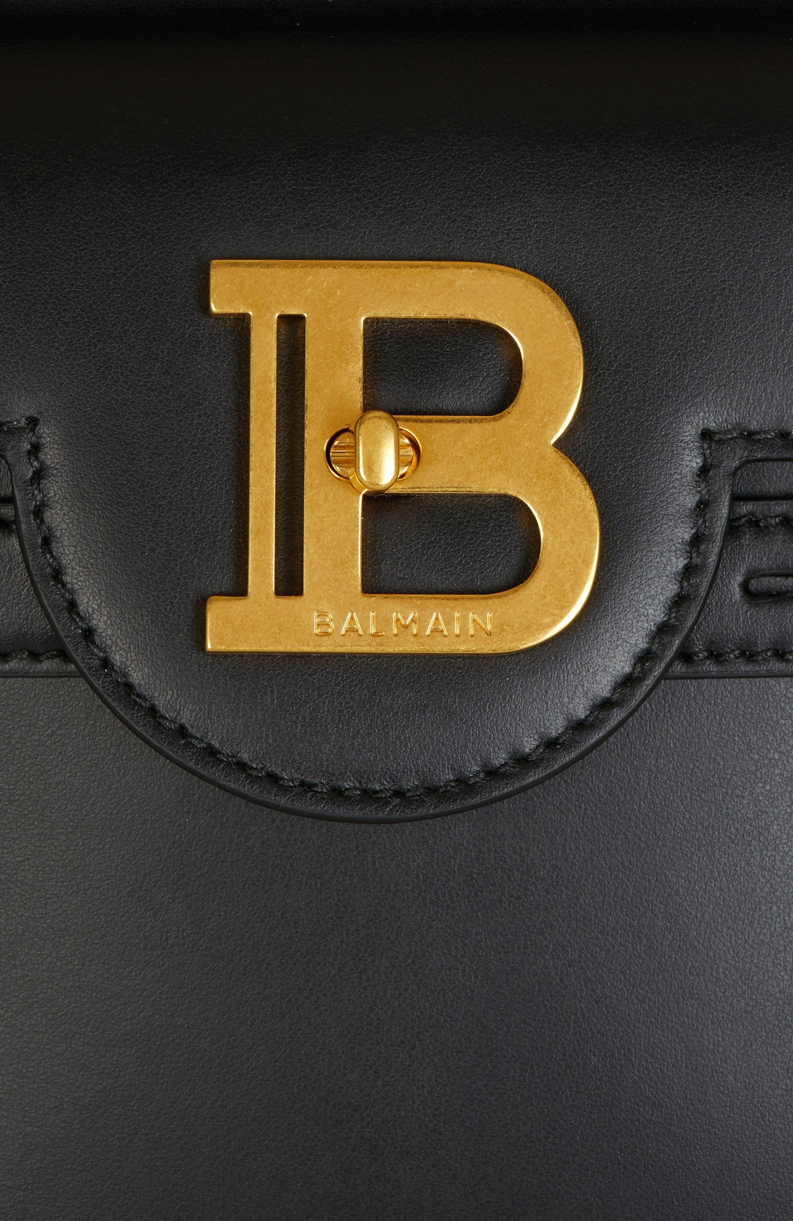 Balmain Smooth leather B-Buzz 23 bag in Black at Nordstrom - 7