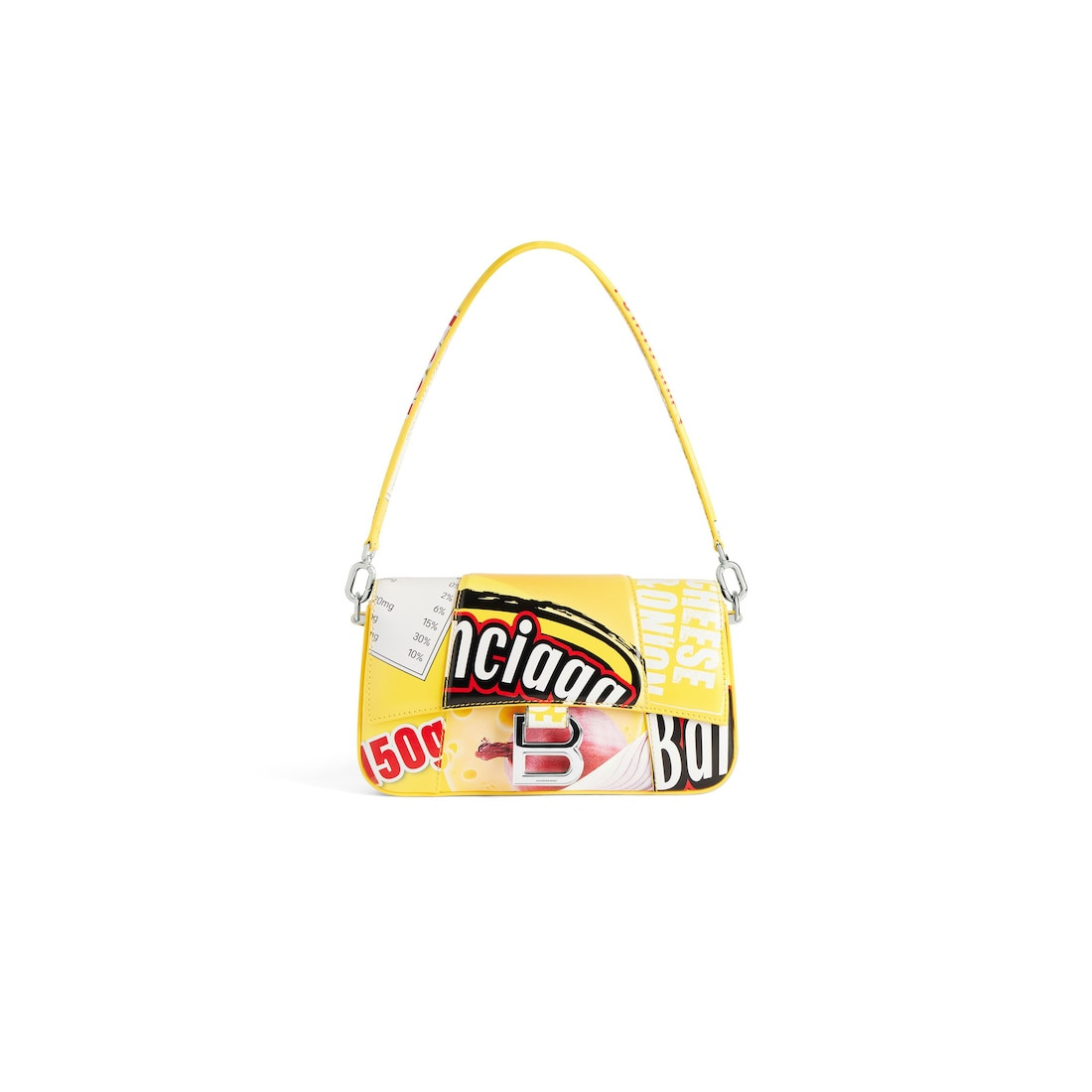 Women's Hourglass Sling Bag Small in Yellow - 1