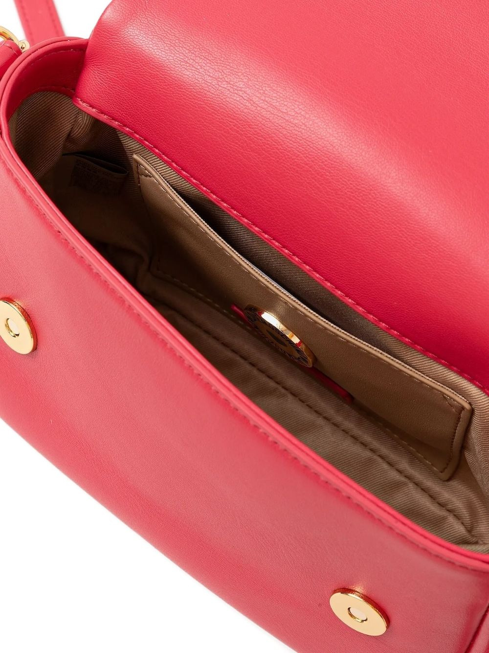 twisted-handle heart-plaque satchel - 4
