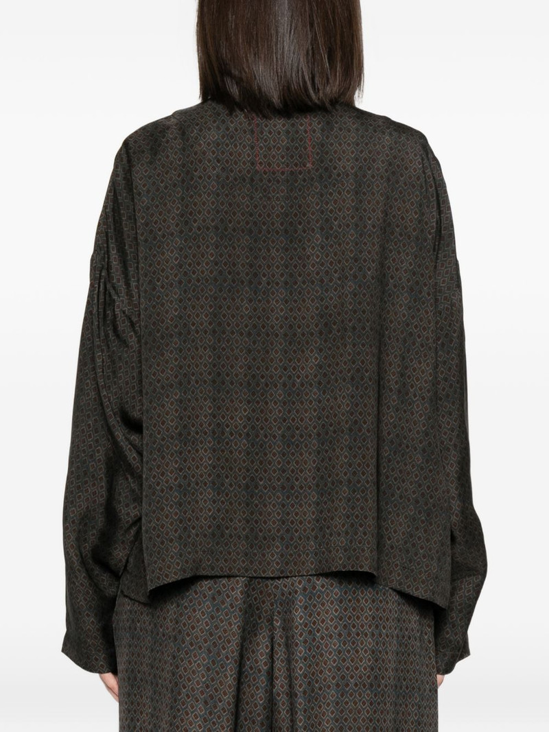 Klarke geometric-pattern jacket 4