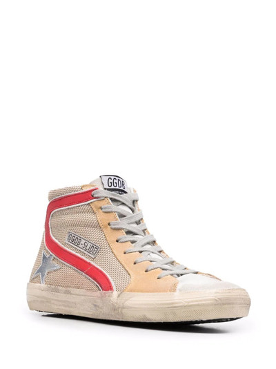 Golden Goose Slide high-top lace-up sneakers outlook