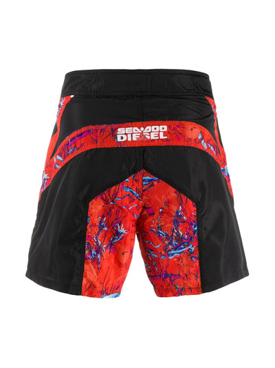 Diesel x Sea-Doo buckle strap swim shorts outlook