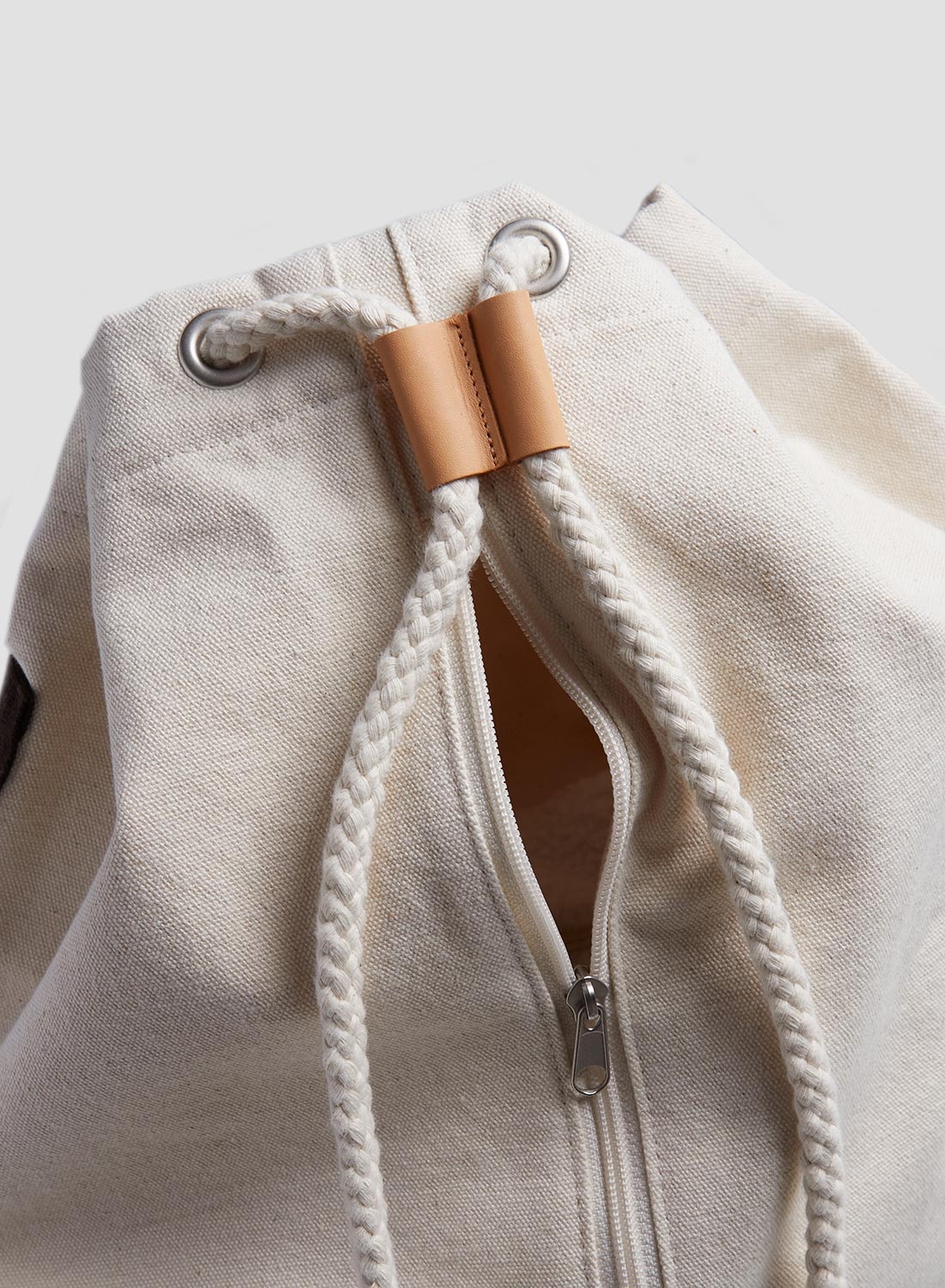 Wild Bricks Canvas Duffle Bag Brown - 5