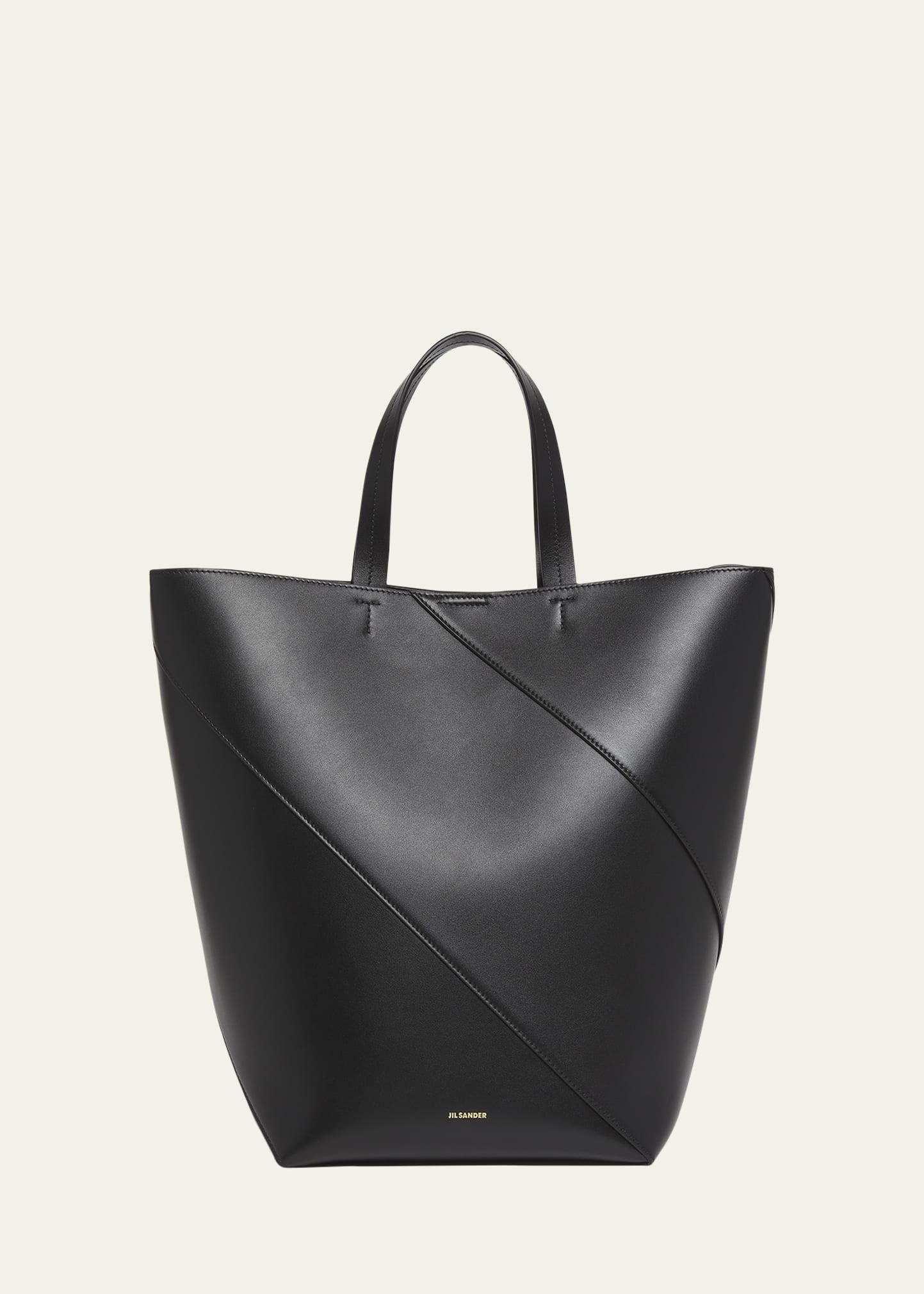 【Jil Sander】 Vertigo Medium leather tote bag Jil Sander Vertigo Medium leather tote bag | mytheresa