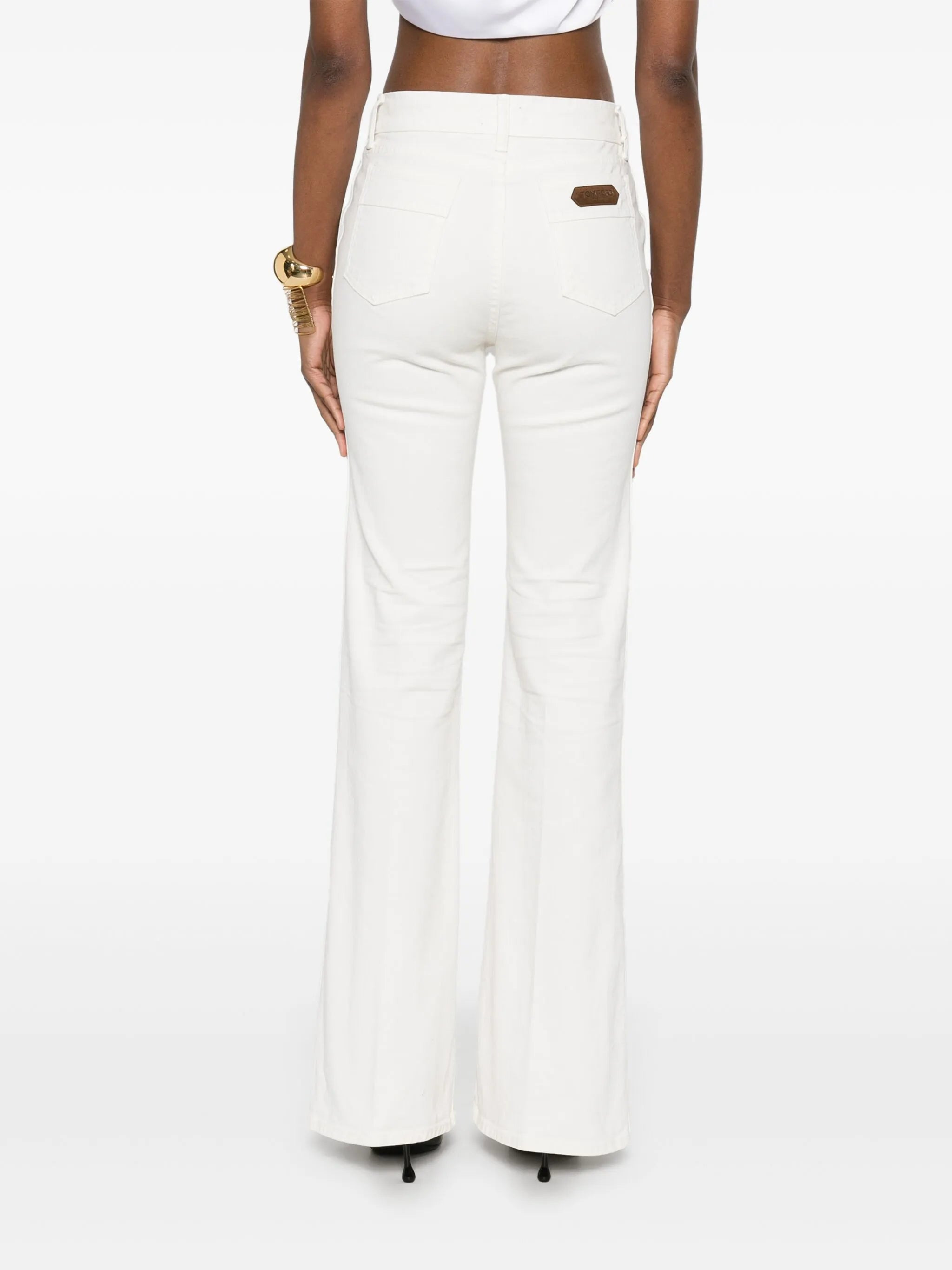 wide-leg jeans - 4