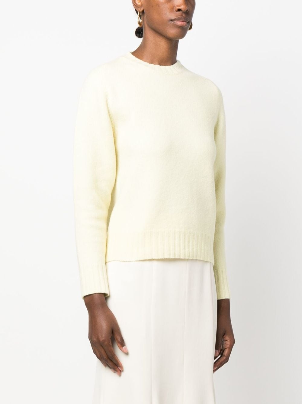 crew-neck wool jumper - 3