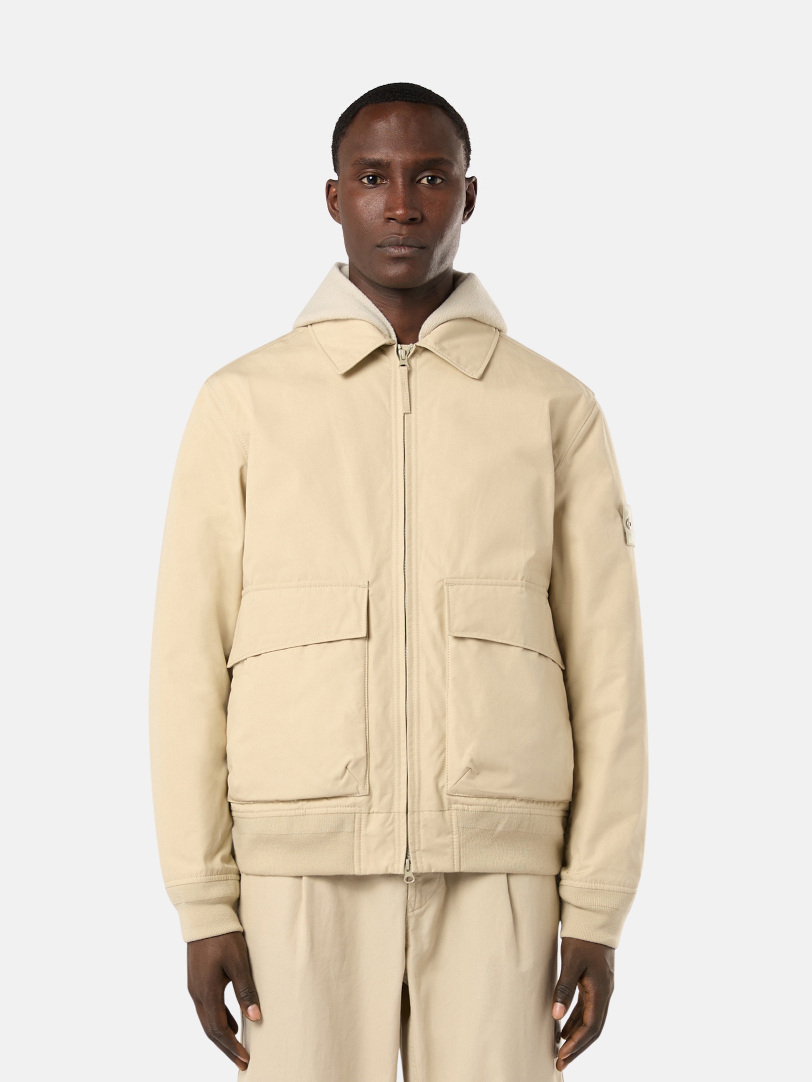 420F1 WEATHERPROOF COTTON CANVAS_STONE ISLAND GHOST - 2