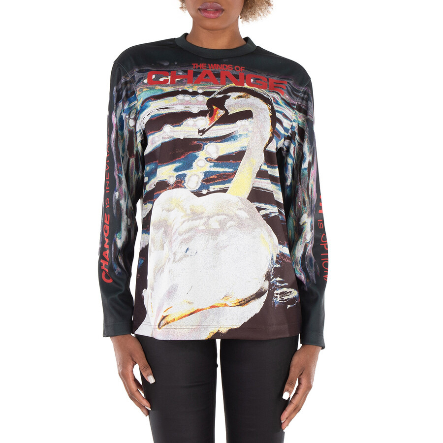 Burberry Graphic-Print Long-Sleeve T-Shirt - 3