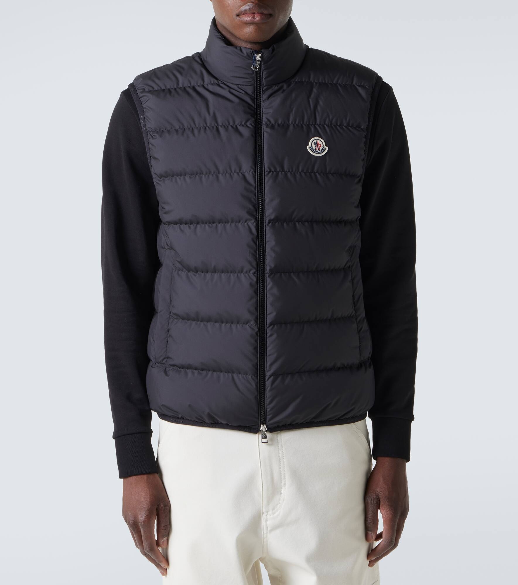 Contrin quilted down vest - 3