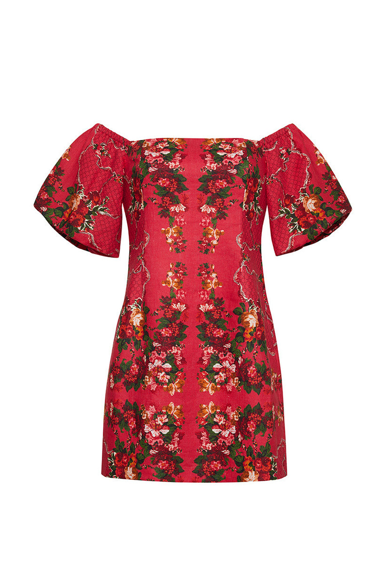 Tully Mini Dress A Mini Dress in Crisp Linen 1