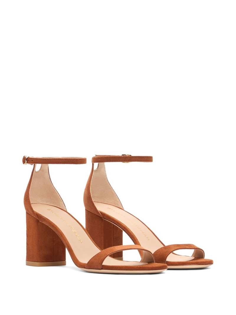 Stuart Weitzman 75mm suede sandals outlook
