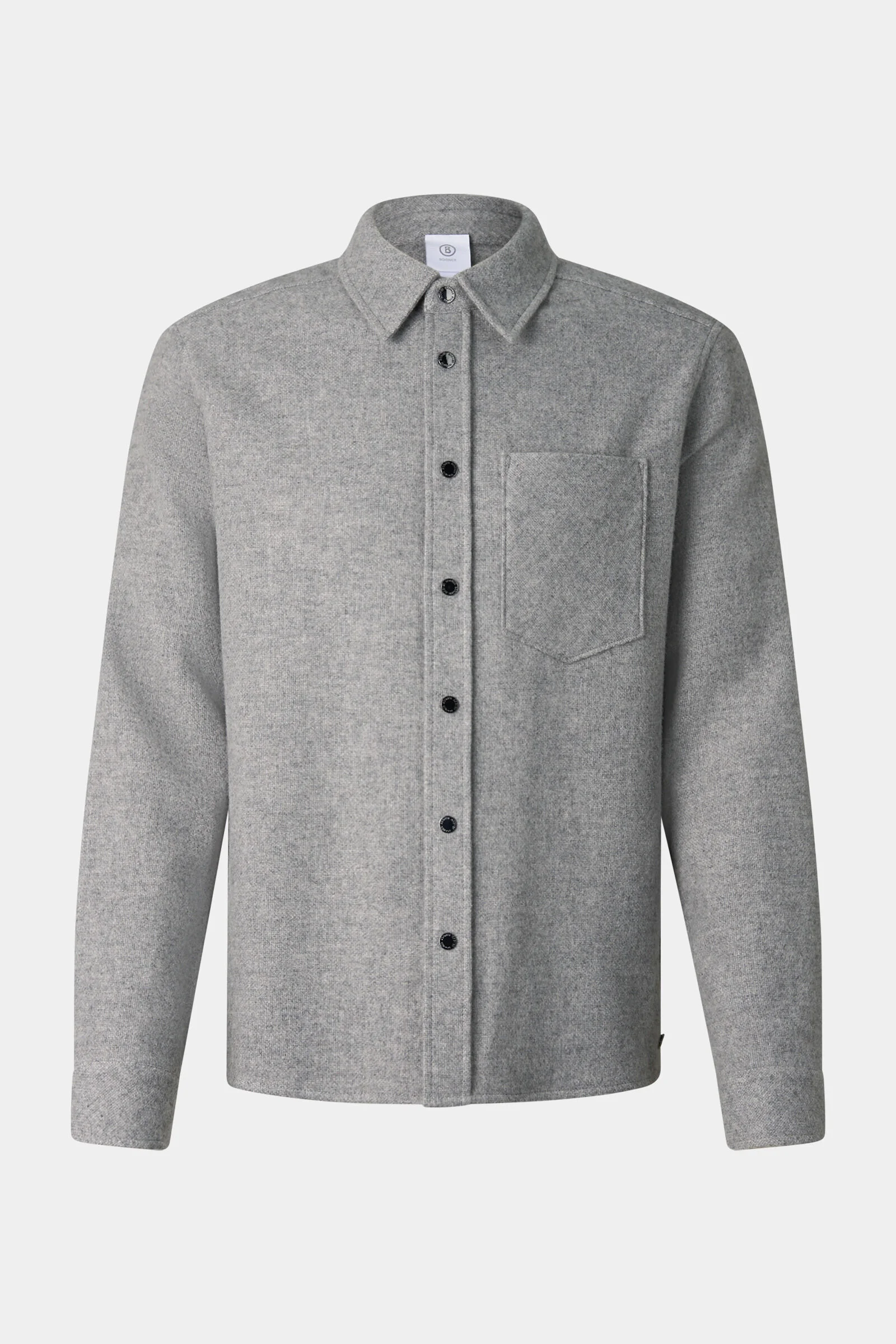 Benji Cashmere Shirt in Gray - 1