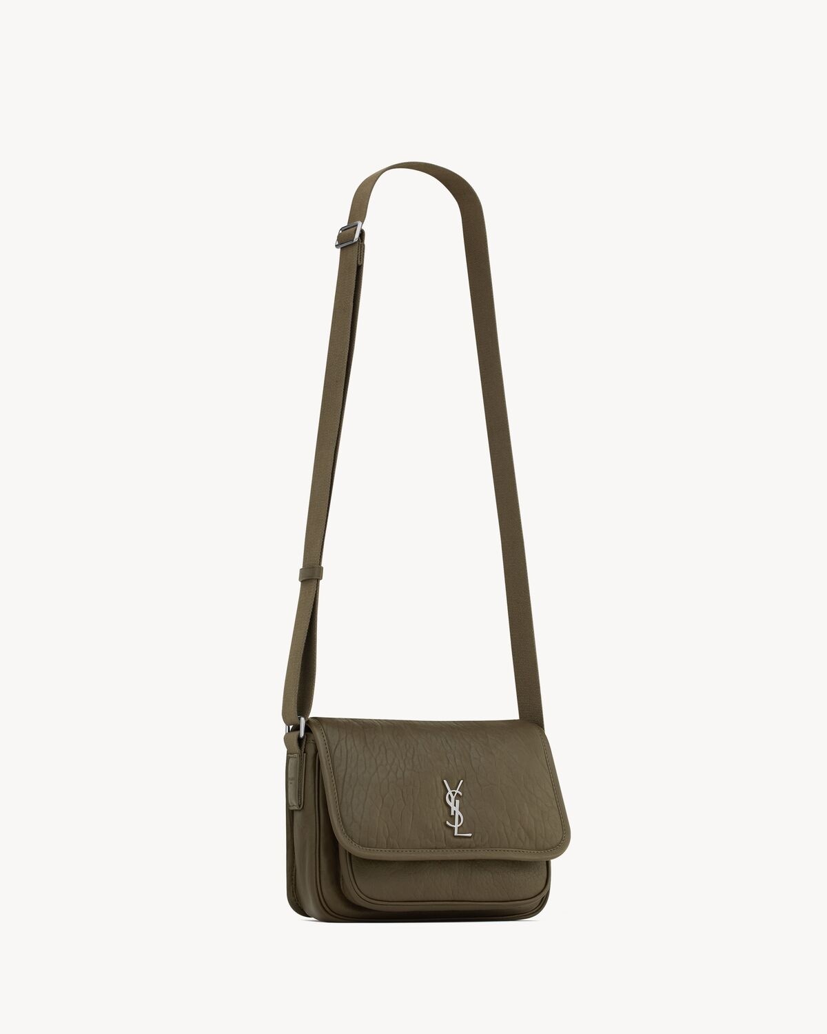 NIKI SMALL MESSENGER IN GRAINED LAMBSKIN - 6