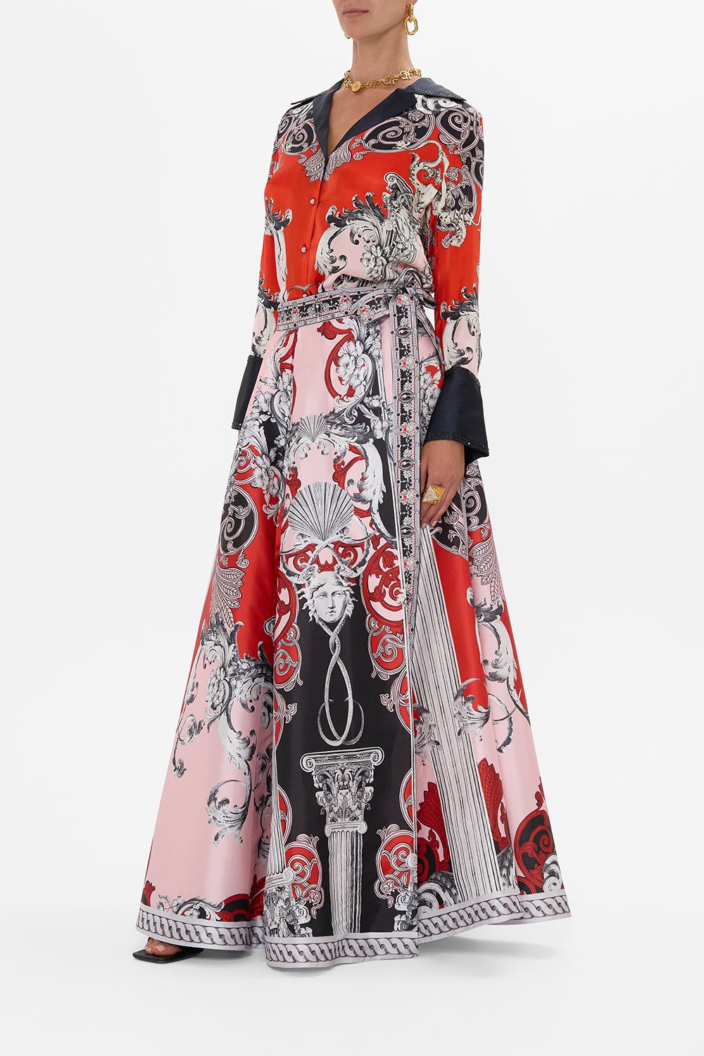 MAXI WRAP SKIRT - 4
