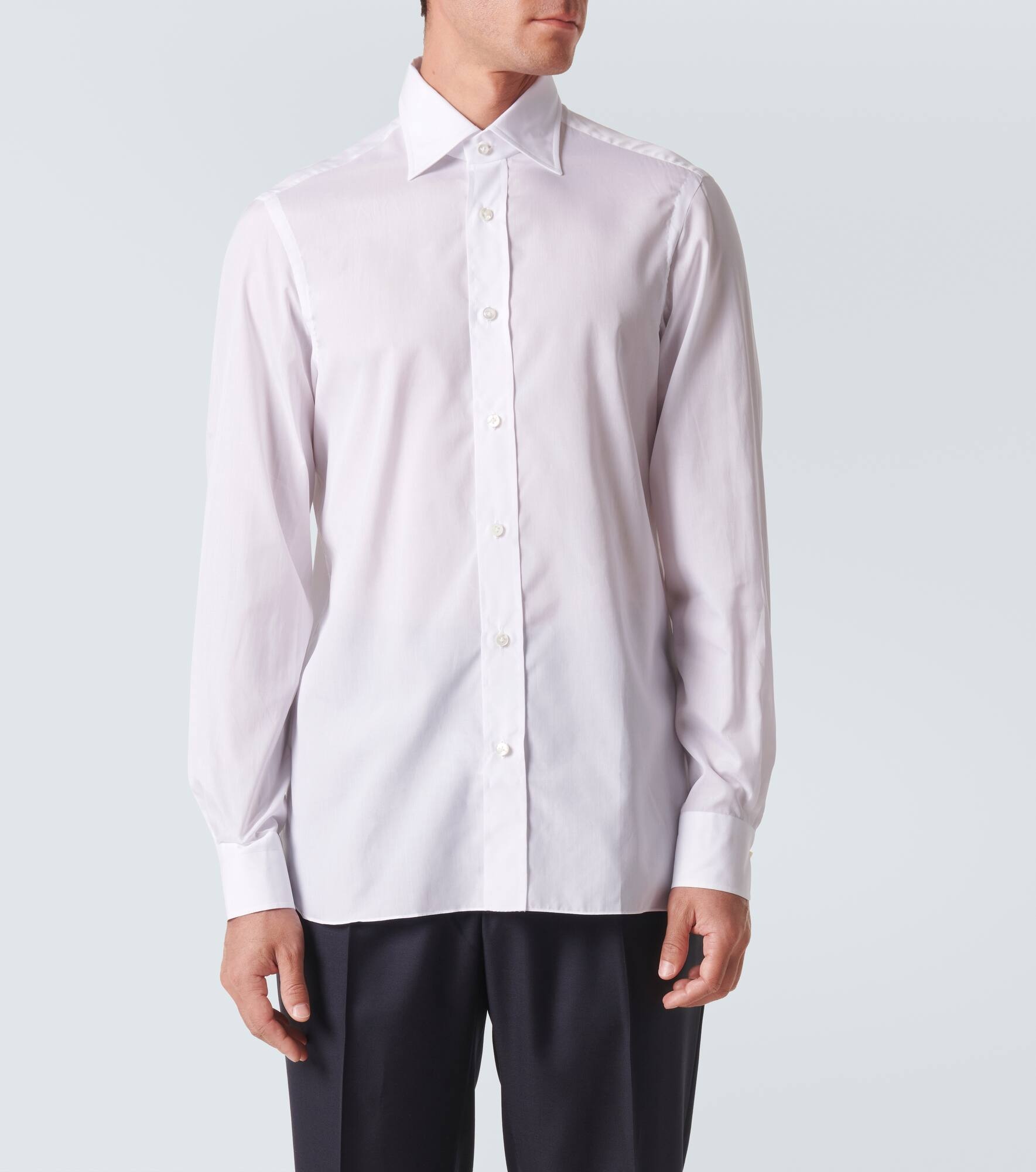 Cotton poplin shirt - 3