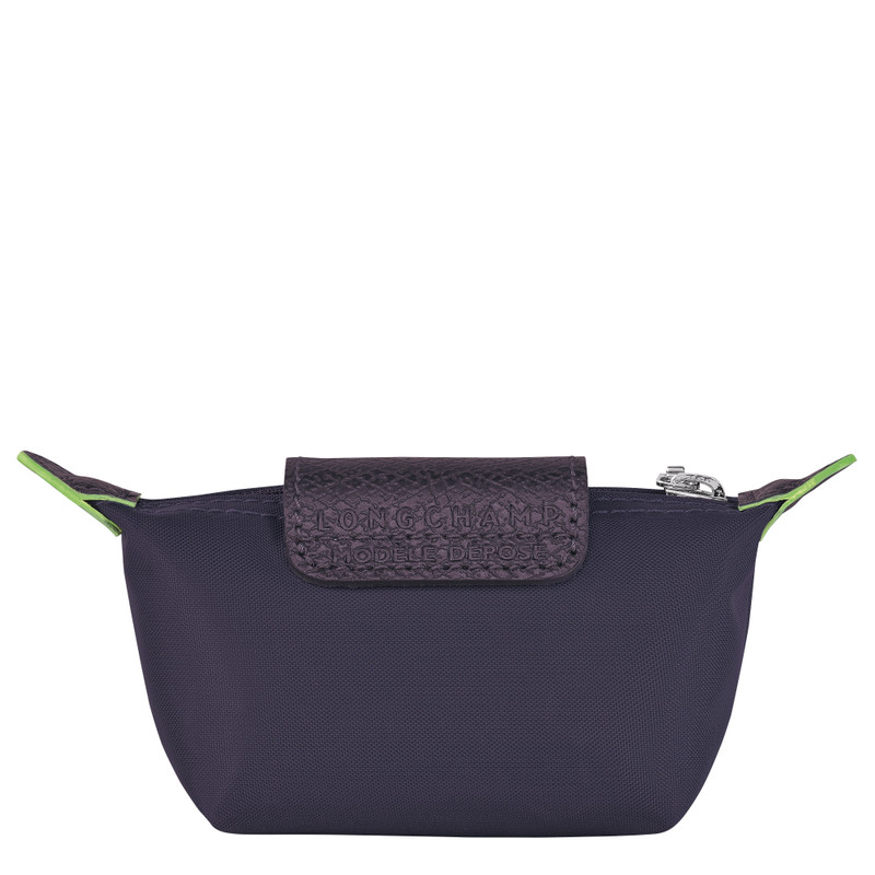 Longchamp Le Pliage Green Coin purse Bilberry - Recycled canvas outlook