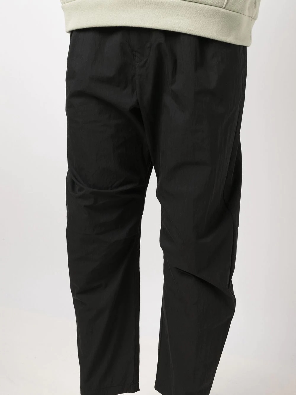 pleated tapered-leg trousers - 5