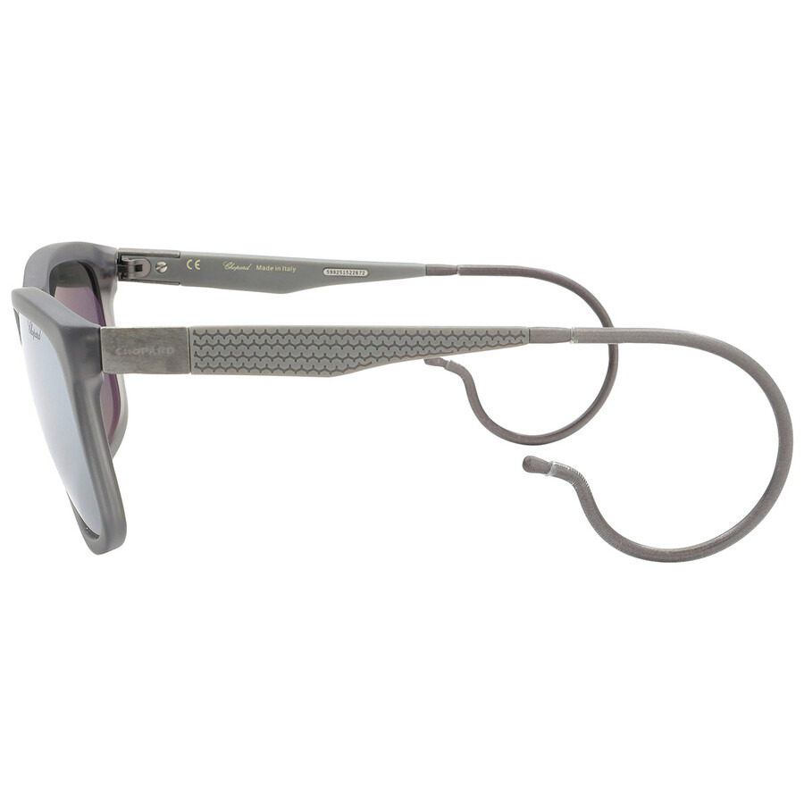 Chopard Polarized Grey Square Men's Sunglasses SCH156M 9MBP 57 - 3