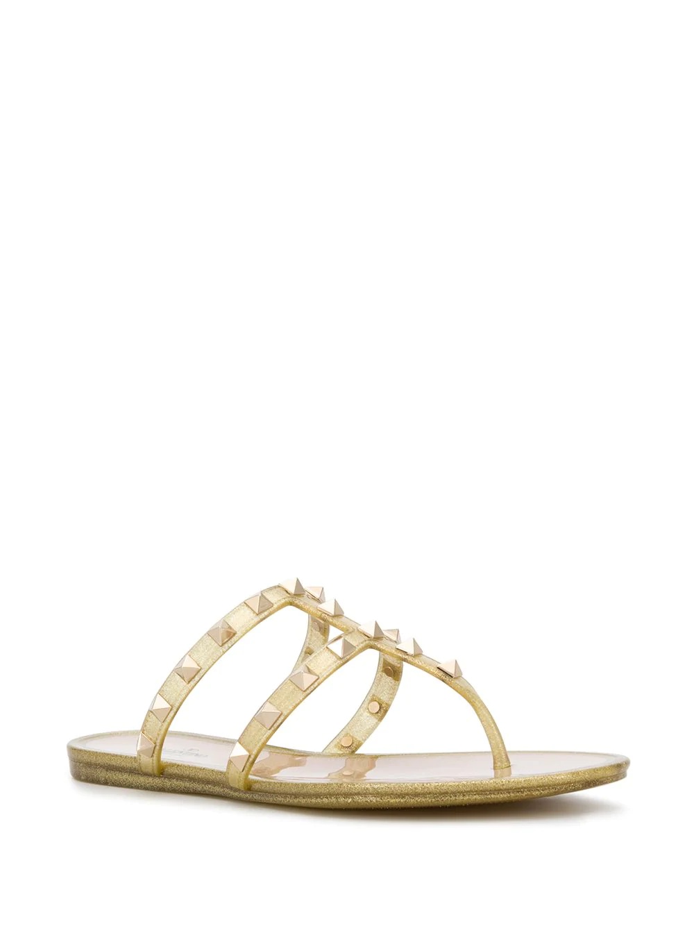 glitter Rockstud flip flops - 2