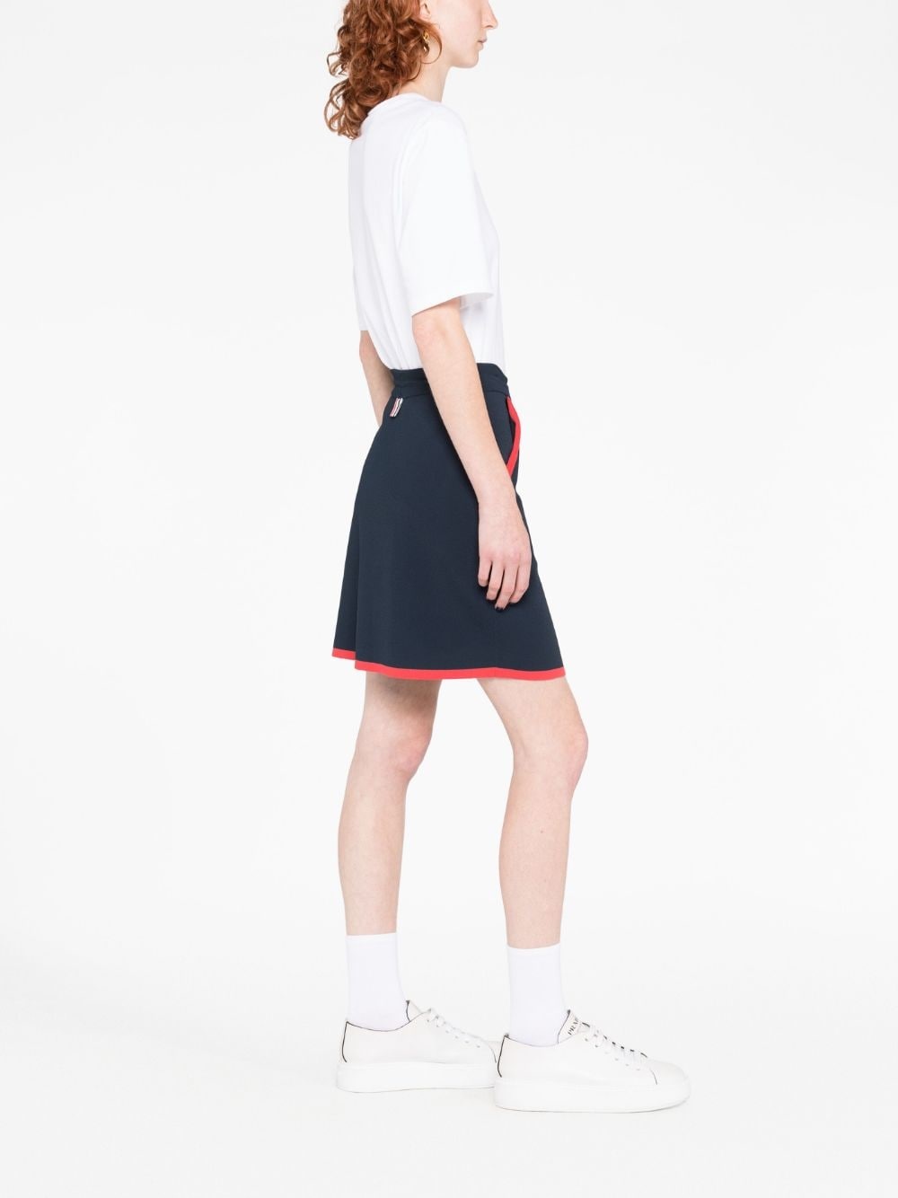 4-Bar box pleat miniskirt - 6