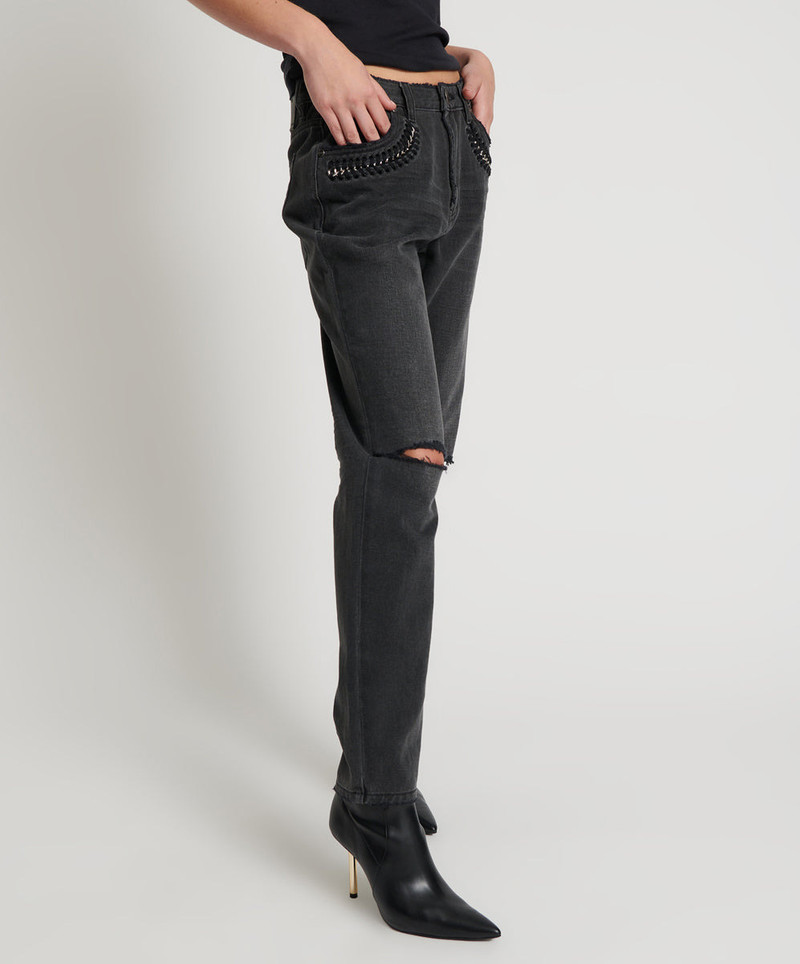 1982S High Waist Balloon Denim Jeans - Storm Grey 5