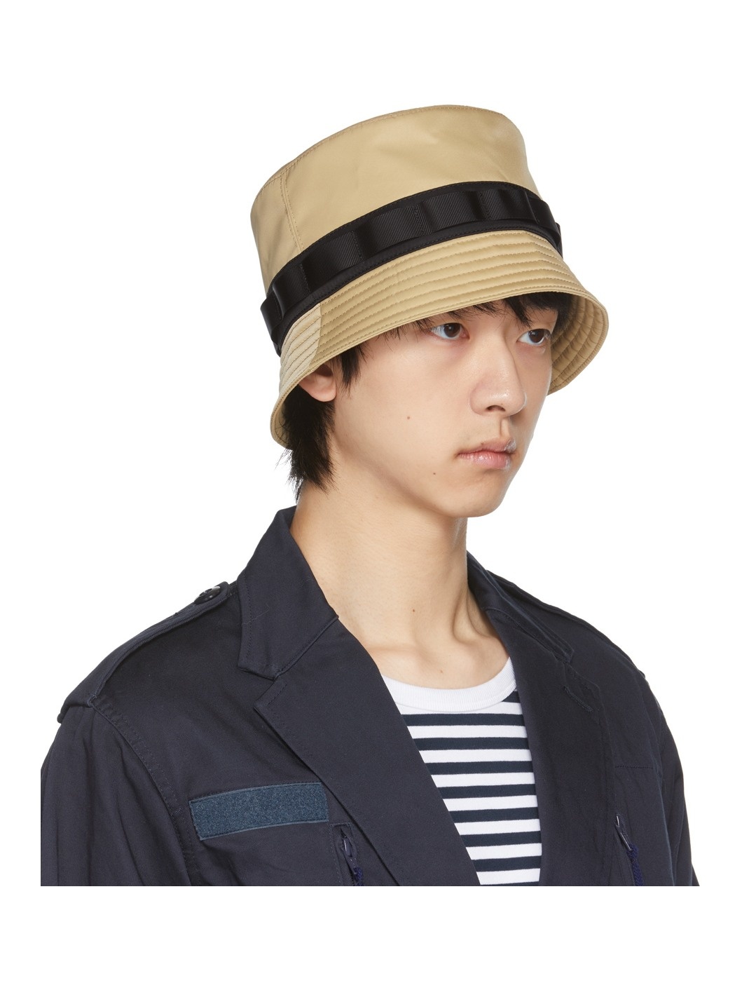 Beige Panama Bucket Hat - 2