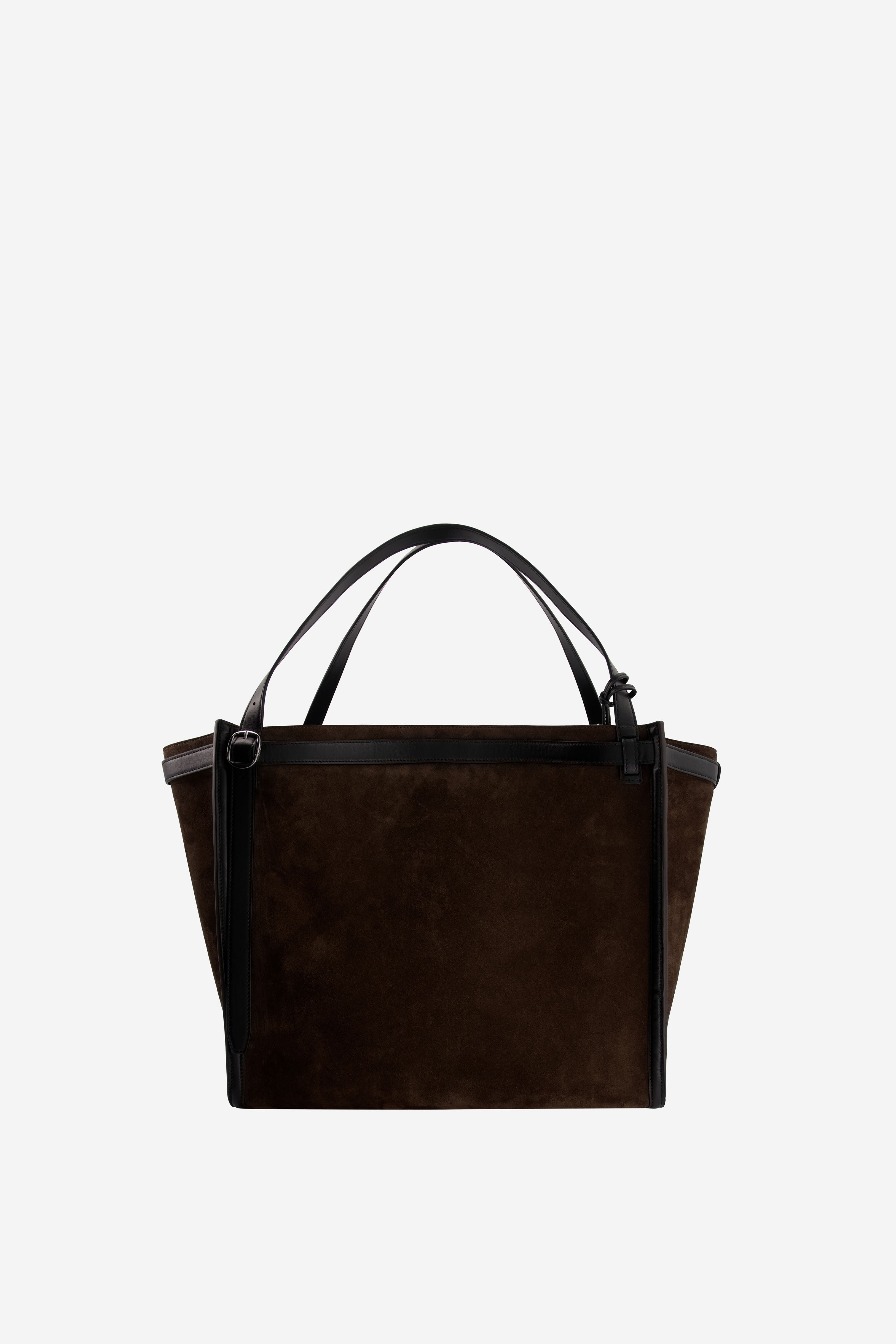 Suede Belt Cabas Bag - 6