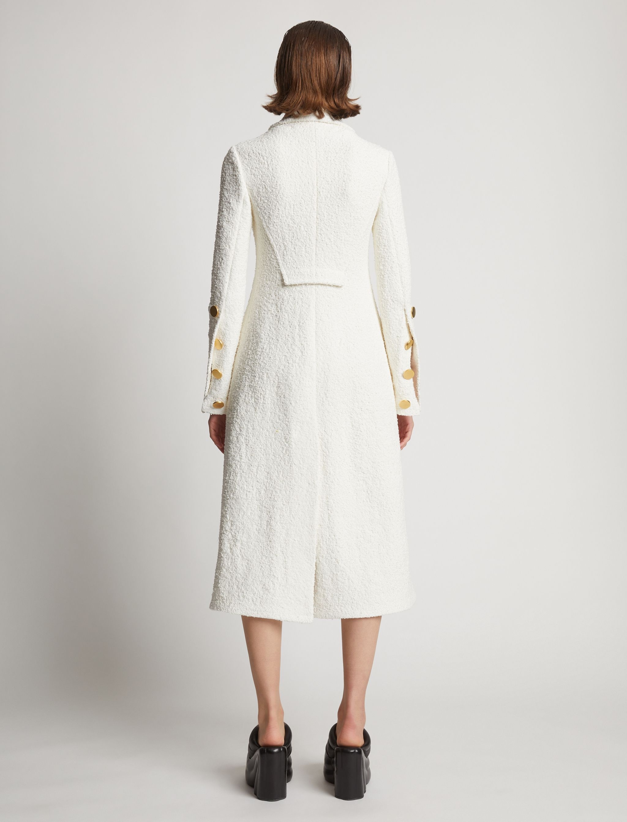 Stretch Boucle Coat - 4