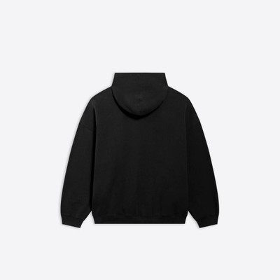 BALENCIAGA Men's Pride Boxy Hoodie in Black outlook