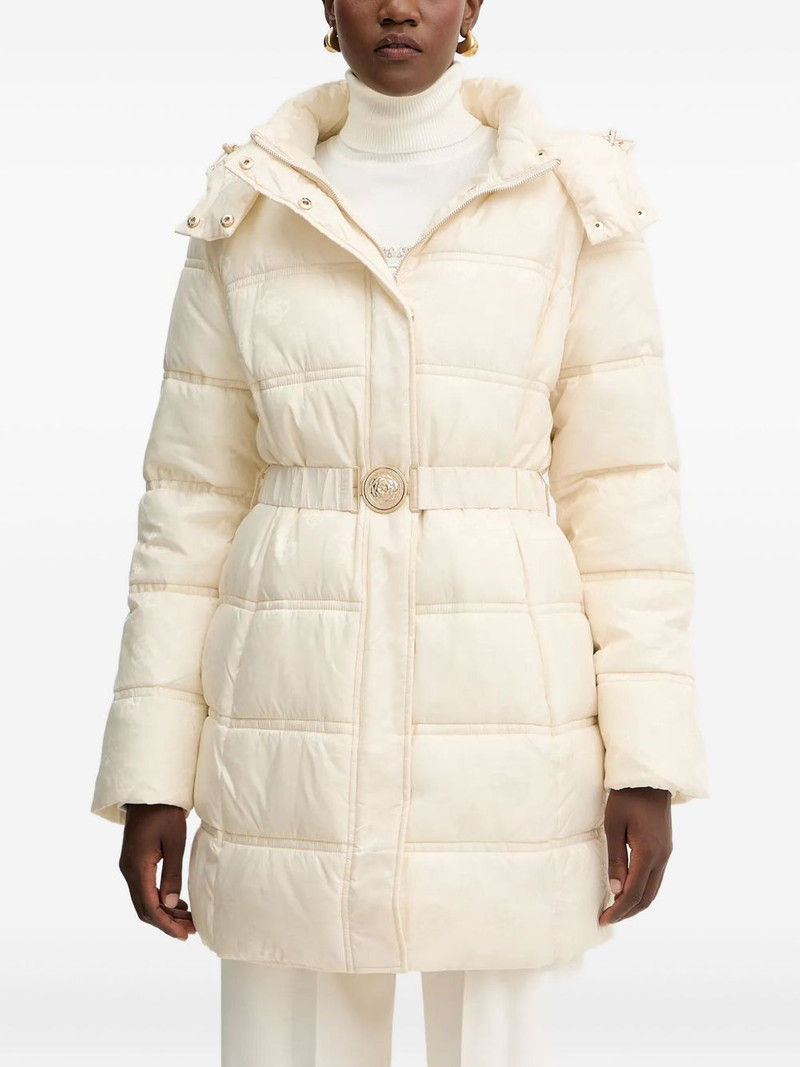 hooded belted coat 1