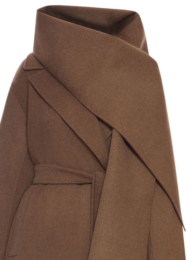 'S Max Mara wrap-collar belted coat outlook
