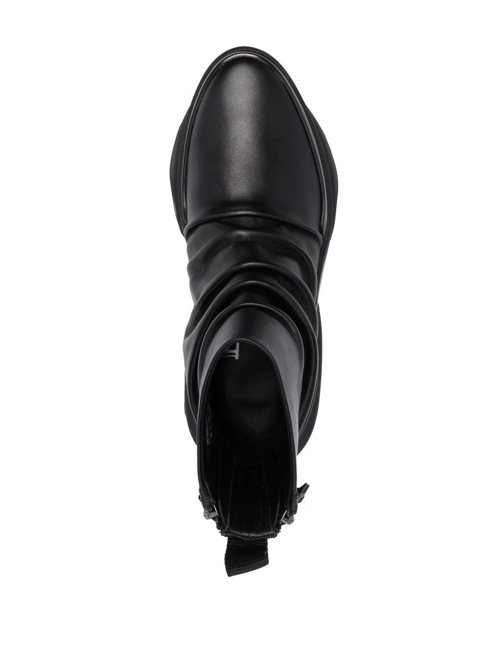 ruched chunky boots - 4