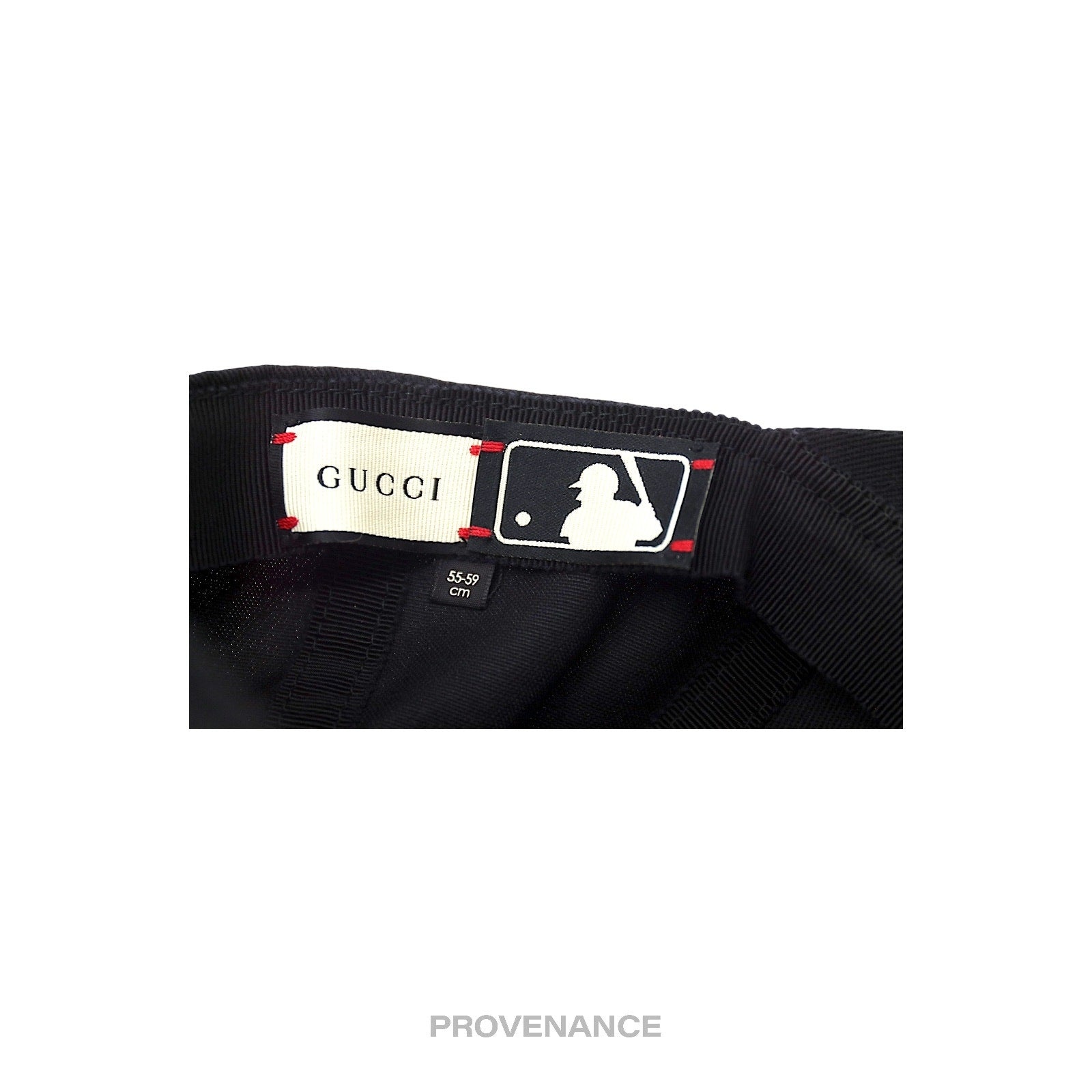 Gucci x NY Yankees Embroidered Hat Cap - Black Deer Bambi - 9