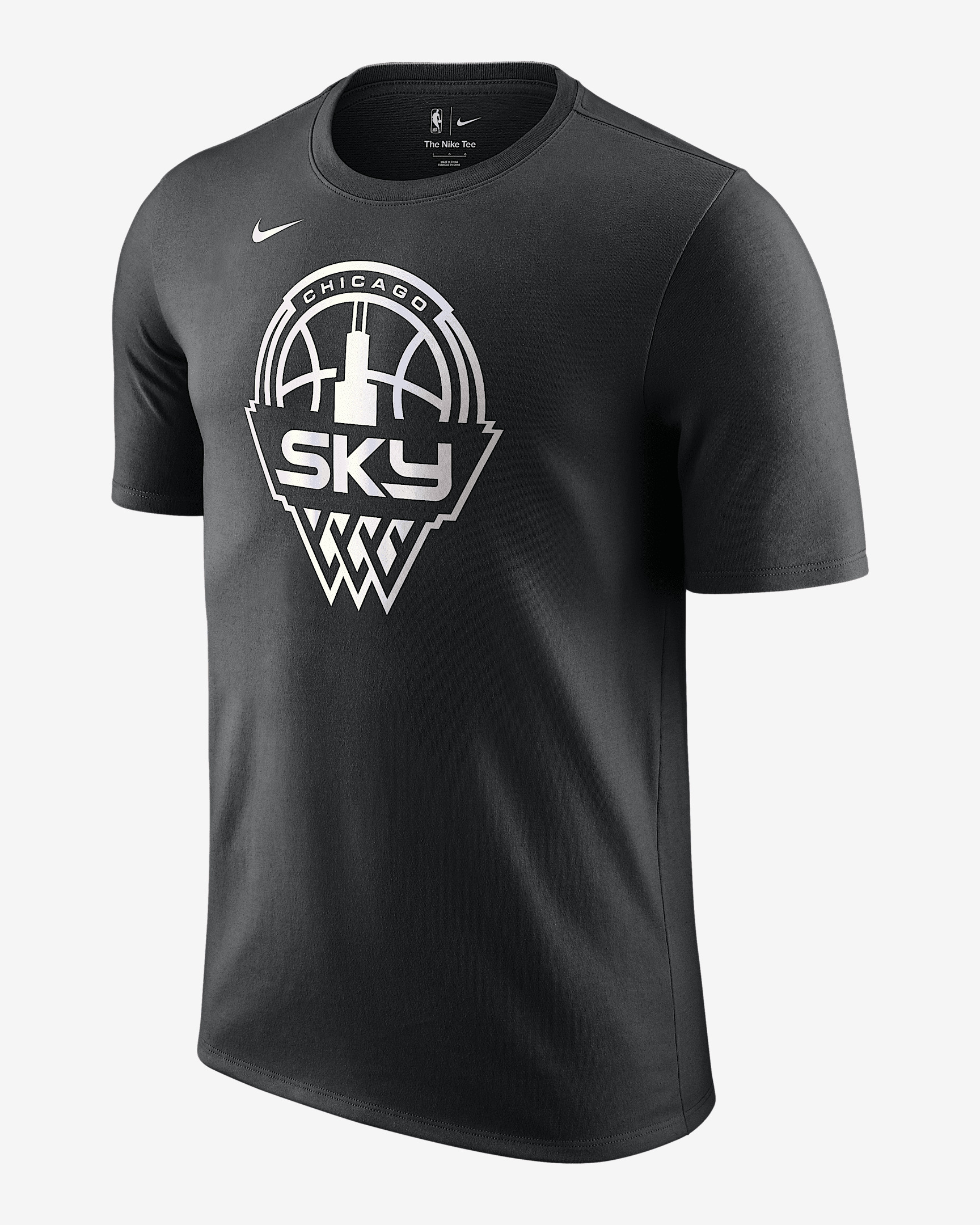 Chicago Sky Nike WNBA Iridescent Logo T-Shirt - 1