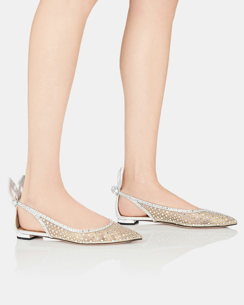 Bow Tie Crystal Tulle Flat 5
