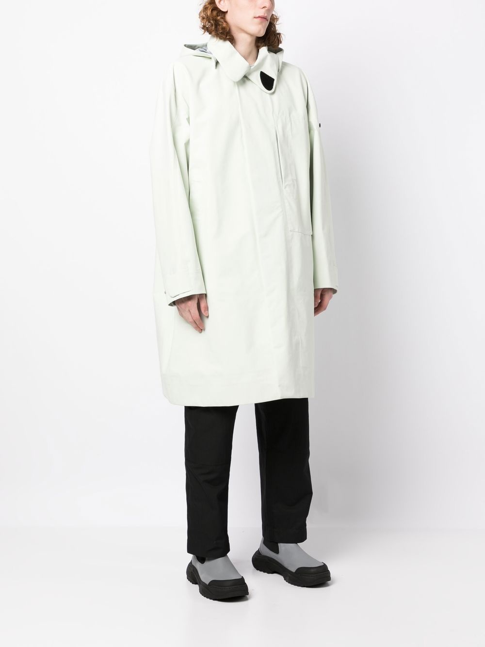 oversized hooded coat - 3