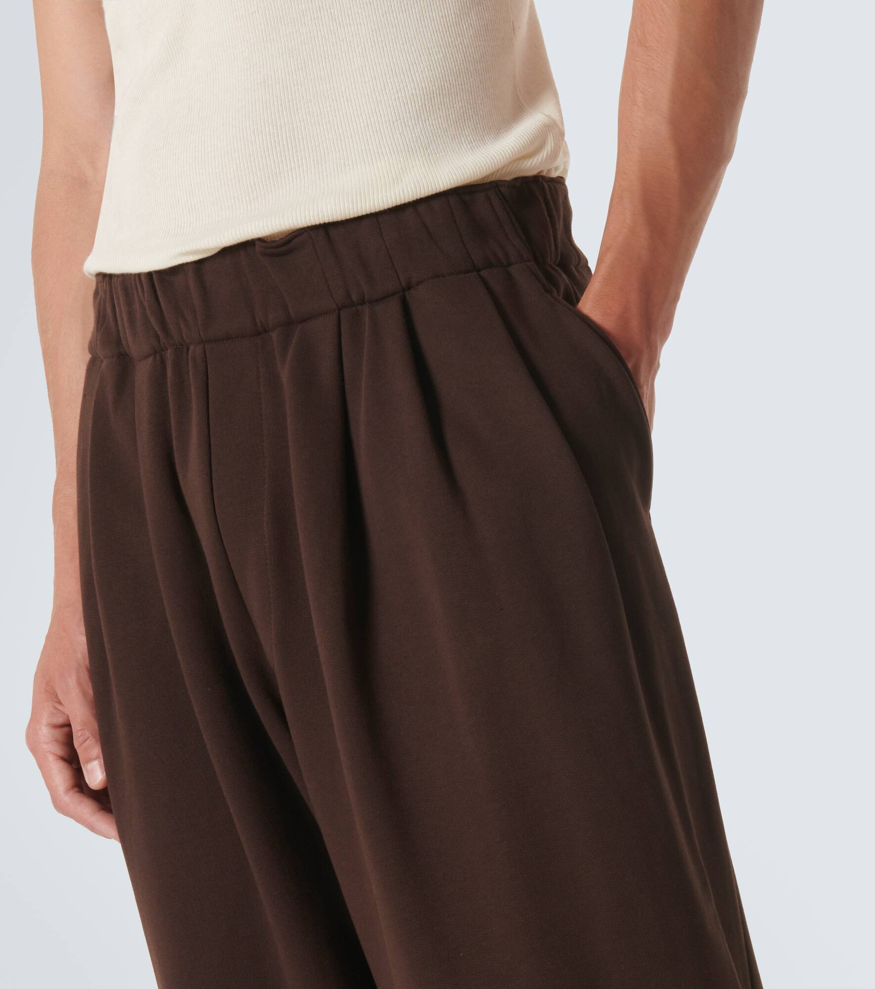 Cotton jersey sweatpants - 5