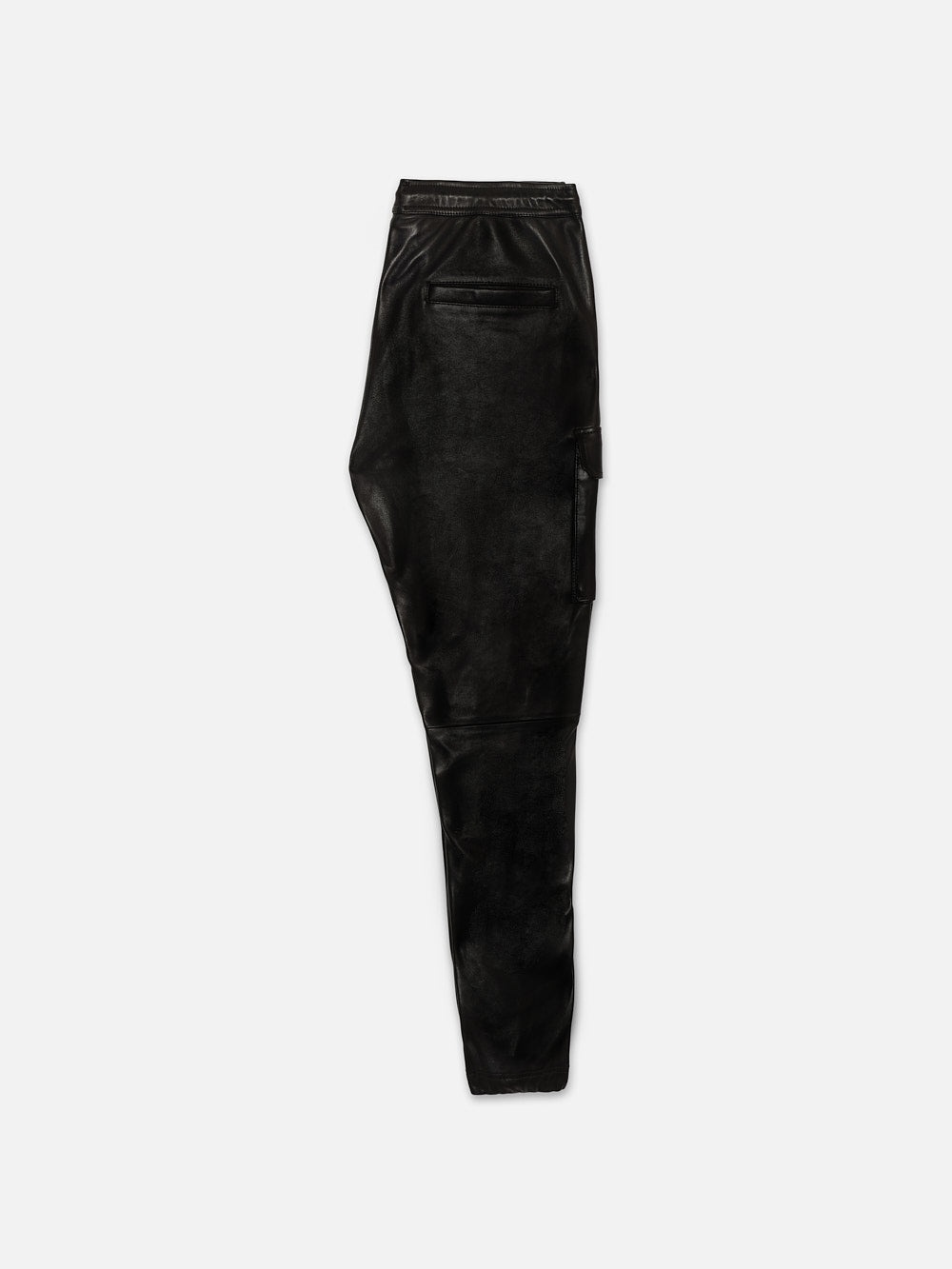 Cargo Leather Pant in Noir - 11