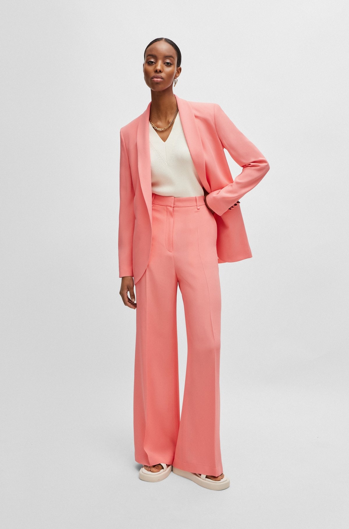 REGULAR-FIT JACKET WITH EDGE-TO-EDGE FRONT - 3