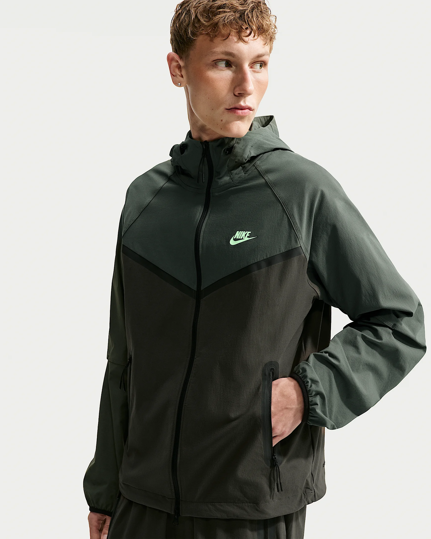 Nike Tech Men's Dri-FIT Woven Full-Zip Windrunner Jacket - 1